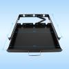 RAISING ELECTRONICS 1U Rack Mount Sliding Keyboard Tray Cantilever for Server Data Network Rack view 3
