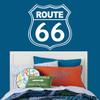 Route 66 Retro Road Sign Wall Decal Sign Landmark Travel You Can Choose The Color You Want (Large,Black) view 2