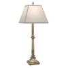 Stiffel 30 Inch High Burnished Brass Buffet Lamp view 3