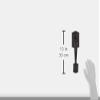 Schlage F62-CAM-ACC-RH Camelot Right Hand Double Cylinder Handleset with Accent, Matte Black view 2