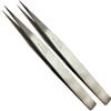 Non Magnetic Stainless Tweezers With Fine Tips - 4.75 Inches Long : ( Pack of 2 Pcs. ) view 1