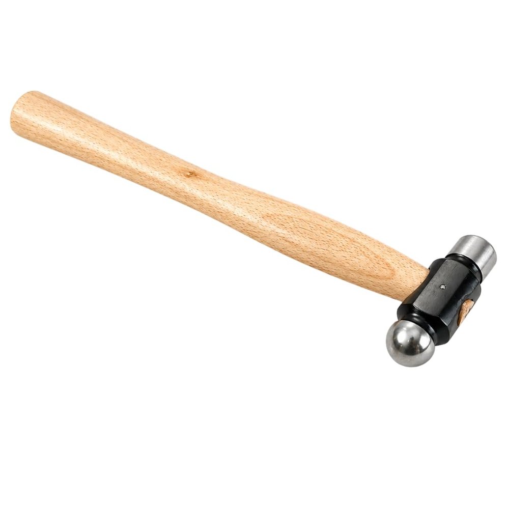 ARTESIA TOOL 10" Jeweler's Hammer | 4 Oz Weight | Drop Forged Steel Construction | Solid Wood Handle | Dual-Sided Precision