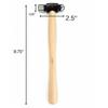 ARTESIA TOOL 10" Jeweler's Hammer | 4 Oz Weight | Drop Forged Steel Construction | Solid Wood Handle | Dual-Sided Precision view 2
