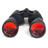 HUNTER 10X Power Black Binoculars with 60mm (2.5") Ruby Lenses | Enhanced Color Contrast and Light Refraction | Includes Lens Covers, Cleaning Cloth, Neck Lanyard, and Carrying Case view 2