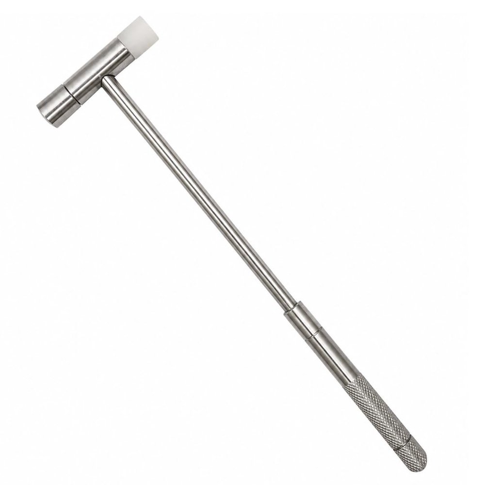 1 Ounce all Metal Steel/Nylon Head Hammer / Mallet With Textured Handle by Hawk