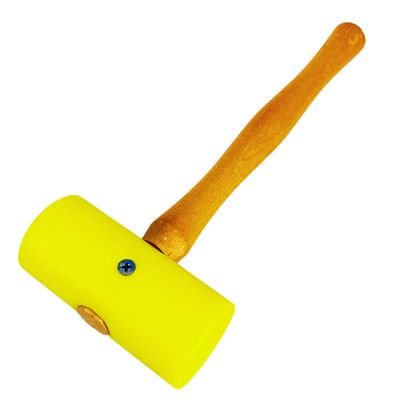 ARTESIA TOOL 10.75" (27.3 cm) Yellow Nylon Head Hammer | Non-marring 1" (4.1 cm) Striking Surface | Lightweight 7.3 oz (207 g) | Preferred by Jewelers & Metalsmiths