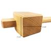 ARTESIA TOOL | Large Wooden Mallet | 2.25" (5.7 cm) x 2 7/8" (7.3 cm) Surface | For Carpentry & Masonry | Solid Wood view 3