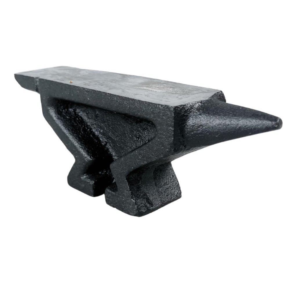 BENCH WIZARD 4" Horned Anvil | Size 4" x 1.6" | Constructed Of Cast Iron Steel | Horned Side For Circular Shapes | Professional Grade For Metalworking, Jewelry Making, Metal Bending
