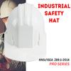 BRITEGUARD White OSHA Approved Adult Sized Hard Hat | ANSI Z89.1 Certified | Adjustable Strap for Custom Fit | Durable ABS Construction | Soft Padded Front Strap view 3