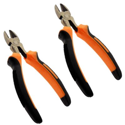 JEWEL TOOL 6.5" (16.5 cm) Side Cutter Pliers | Pack of 2 | Heavy Duty & Easy-Grip Handles