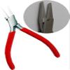 Jewel Tool 5" (12.7 cm) Stainless Steel Flat Nose, Box Joint Pliers | Double Spring Action for Easy Use view 1