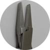 Jewel Tool 5" (12.7 cm) Stainless Steel Flat Nose, Box Joint Pliers | Double Spring Action for Easy Use view 3