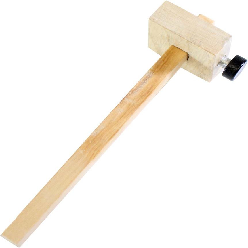 QUIX 6.5" Distance Marker | Adjustable 2" Wood Block | 1/2" Square Dowel | Twist Knob with Textured Finish | Metal Starting Pin | Ideal for Wood & Plastic Projects