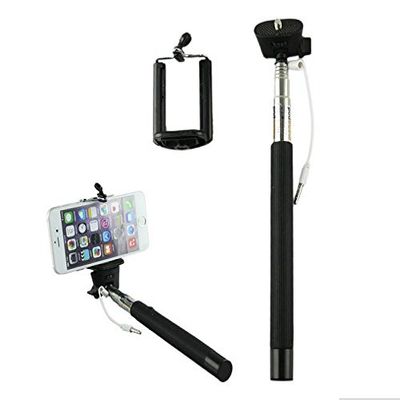 Selfie Monopod Extendable Stick Cable Tripod Mobile Phone Take Pole Handheld Holder Remote Button