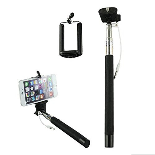 Selfie Monopod Extendable Stick Cable Tripod Mobile Phone Take Pole Handheld Holder Remote Button