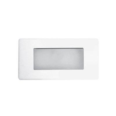 ELCO Lighting ELST11W Open Faceplate Step Light Cover White