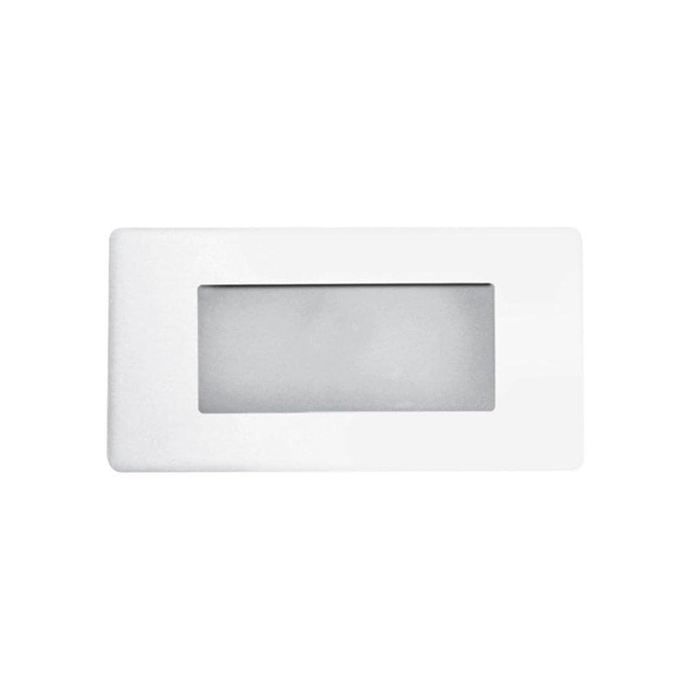 ELCO Lighting ELST11W Open Faceplate Step Light Cover White