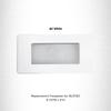 ELCO Lighting ELST11W Open Faceplate Step Light Cover White view 3