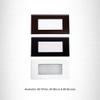 ELCO Lighting ELST11W Open Faceplate Step Light Cover White view 4