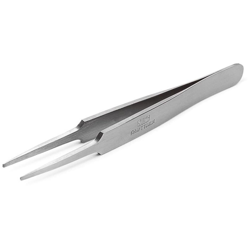 Tamiya Craft Tool Series No.109 Precision Tweezers (Sakimaru/Straight Neck Type) 74109