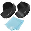 BM 55mm and 58mm Digital Tulip Flower Lens Hood Compatible with D3500, D5600, D3400 DSLR Camera with Nikon 18-55mm f/3.5-5.6G VR AF-P DX and Nikon 70-300mm f/4.5-6.3G ED view 1