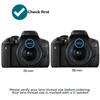 BM 55mm and 58mm Digital Tulip Flower Lens Hood Compatible with D3500, D5600, D3400 DSLR Camera with Nikon 18-55mm f/3.5-5.6G VR AF-P DX and Nikon 70-300mm f/4.5-6.3G ED view 2