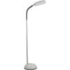 BALTORO LED Floor Lamp - Soft White Reading Light - Built-in Step Dimmer -Adjustable Head Pivots in Any Direction Save Energy 12 Watts - White Color - SL5757GL view 1