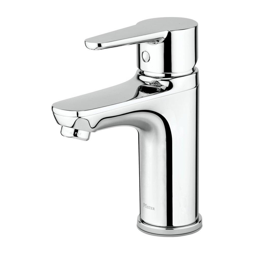 Pfister LG1420600 Pfirst Modern Single Control Lavatory Faucet, Push & Seal Pop Up