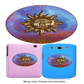 Sunshine Made in The USA Gift Quality Bling personalizes Smartphones, cellphones, Cases etc. Good Luck Charm, Lucky Charm, Amulet and Touchstone Best Gift 2015 Under $15