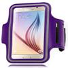 Bastex Runners Dual Armband Case for Samsung Galaxy S6 - Purple Design with Key Holder view 1