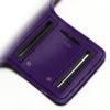Bastex Runners Dual Armband Case for Samsung Galaxy S6 - Purple Design with Key Holder view 3