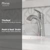 Pfister LG42WR0C Weller Single Control Lavatory Faucet, Push & Seal Pop Up view 4