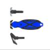 Box Cutter, Klever X Change Kombo Pack - All 3 Interchangable Heads (Blue) view 1