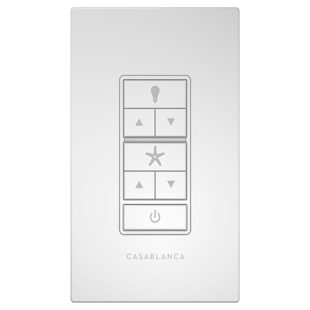 Casablanca Universal Ceiling Fan Wall Control Switch, White