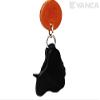 American Cocker Spaniel Black Dog Leather Dog Earphone Jack Accessory/Dust Plug/Ear Cap/Ear JackVANCA Made in Japan #47791 view 2