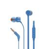 JBL T110 Pure Bass In-Ear Headphones - Blue view 1