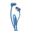 JBL T110 Pure Bass In-Ear Headphones - Blue view 4