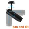 LUMINTURS Zoomable Lighting Focusing Picture Light SpotLight Wall Project Focus Lamp Beam-Angle Adjustable Fixture Light 10 watts Black Warm white view 3