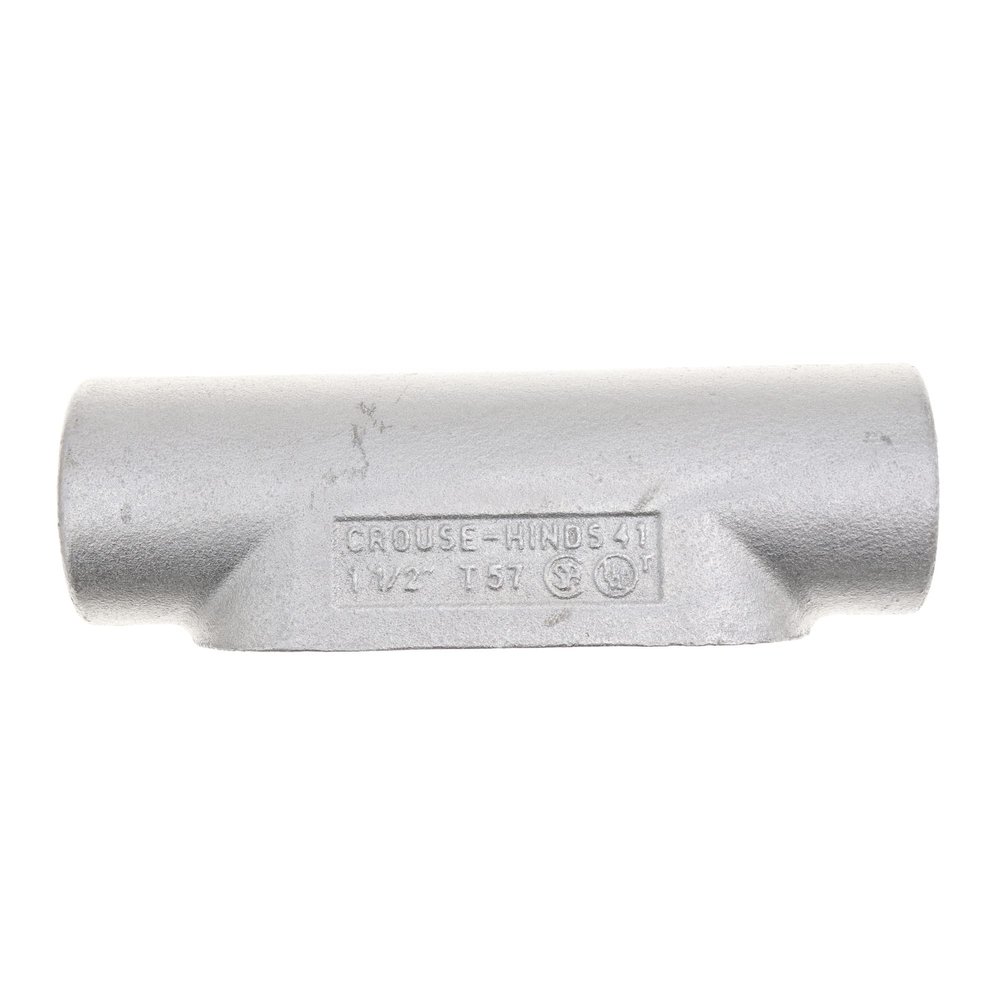 Crouse-Hinds T57 Condulet Form-7 Conduit Outlet Body, T-Shape, 1-1/2-Inch
