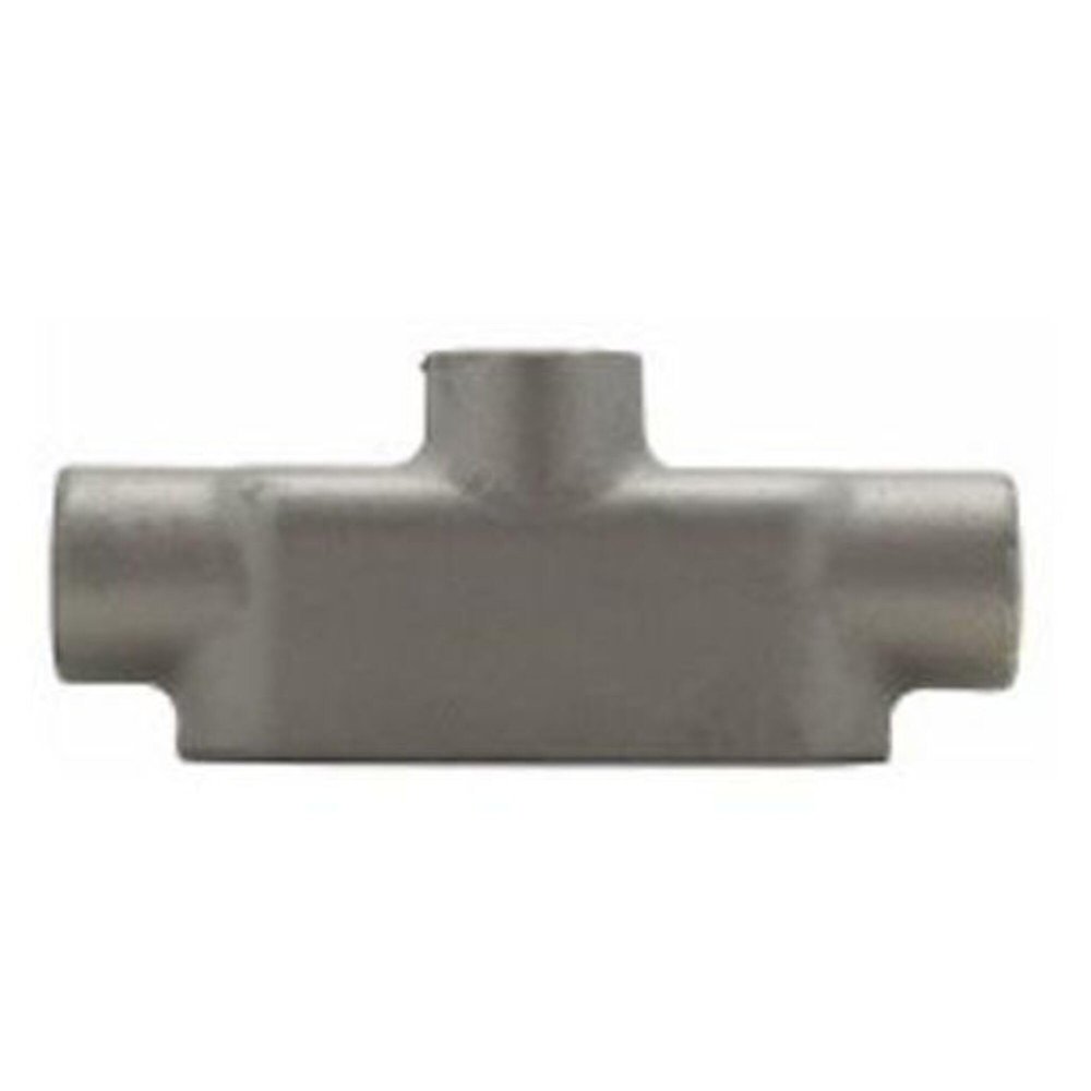 Crouse-Hinds TB28 Type TB Conduit Body, 3/4 in Hub, 8, Feraloy Iron Alloy, Electro Galvanized