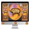 Lucky Wild Boar. Made in The USA Gift Quality Bling personalizes Smartphones, cellphones, Cases etc. Good Luck Charm, Lucky Charm, Amulet and Touchstone Best Gift 2015 Under $15 view 3