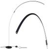 Brightech Sparq Arc Floor Lamp, Ultra Bright Lamp for Living Rooms & Offices 3-Way Dimmable Smart, Tall Contemporary Standing Lamp for Reading in Bedrooms - Black view 1