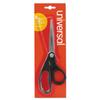 Universal 92009 Economy Scissors, 8-Inch Length, Straight Handle, Stainless Steel, Black view 1