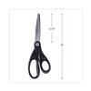 Universal 92009 Economy Scissors, 8-Inch Length, Straight Handle, Stainless Steel, Black view 3