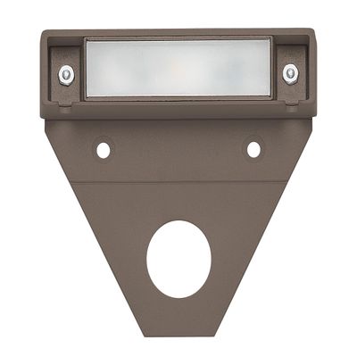 Hinkley Nuvi Small Deck Sconce 10-Pack, Vinyl Alloy, Composite Polycarbonate Lens, Integrated LED, Horizontal Illumination, Bronze Finish