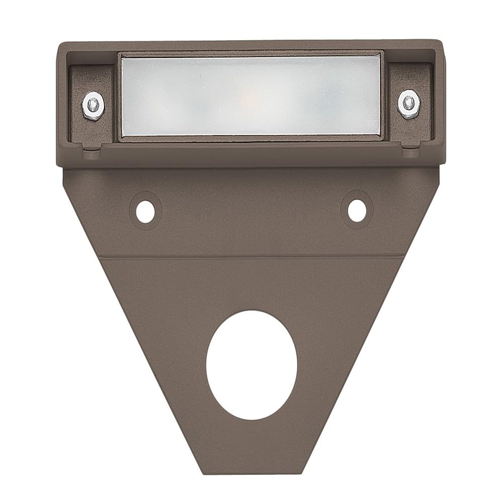 Hinkley Nuvi Small Deck Sconce 10-Pack, Vinyl Alloy, Composite Polycarbonate Lens, Integrated LED, Horizontal Illumination, Bronze Finish