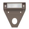 Hinkley Nuvi Small Deck Sconce 10-Pack, Vinyl Alloy, Composite Polycarbonate Lens, Integrated LED, Horizontal Illumination, Bronze Finish view 1