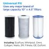EcoPure EPWO4 Universal Large Capacity Whole House Water Filter Housing - NSF Certified - Premium Filtration System - Built to Last view 4