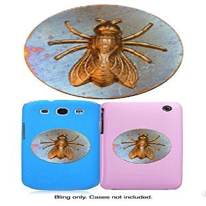 Shoo Fly. Made in The USA Gift Quality Bling personalizes Smartphones, cellphones, Cases etc. Good Luck Charm, Lucky Charm, Amulet and Touchstone Best Gift 2015 Under $15