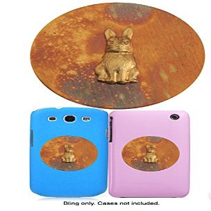 Lucky Bunny Rabbit. Made in The USA Gift Quality Bling personalizes Smartphones, cellphones, Cases etc. Good Luck Charm, Lucky Charm, Amulet and Touchstone Best Gift 2015 Under $15